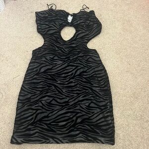 Tiger print dress